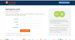 Desktop Screenshot of itempire.com