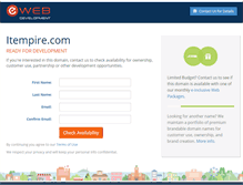 Tablet Screenshot of itempire.com